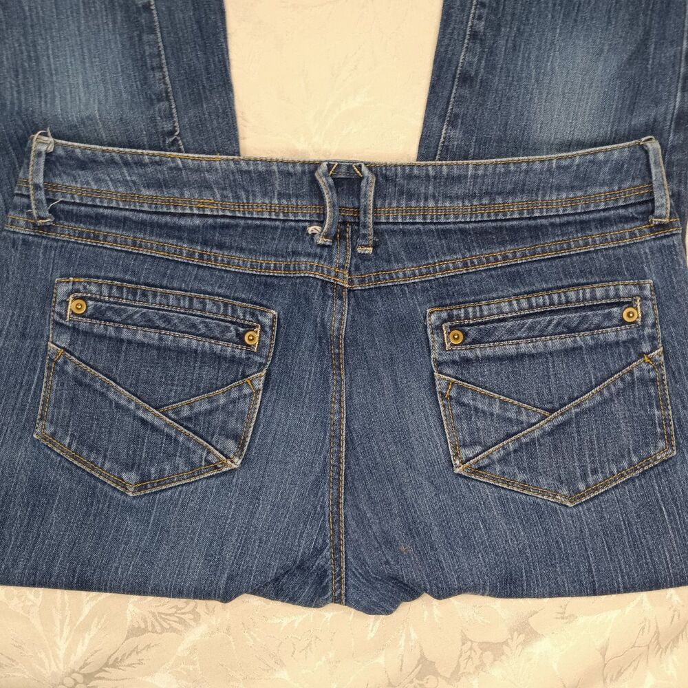 SO Wear It Declare It Jeans Womens 11 Junior Denim Straight Leg Cut Lowrise Y2K